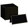 Better Office 2" x 3.5" Matte Black/Gold Table Tent Place Card, 100/Pack (64647-100PK)~#|#~0E88AE98-1D06-43F7-9FAE221B1D1D52FB_sc7