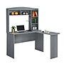 Techni Mobili 47" Modern L-Shaped Desk with Hutch, Gray (RTA-8410-GRY)~#|#~0E88BBBD-0918-4EBD-8488430031B538C0_sc7