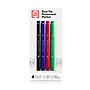 TRU RED™ Pen Permanent Markers, Twin Tip, Assorted, 4/Pack (TR57828)~#|#~0E891083-FE36-49F6-90005C519995B4F1_sc7