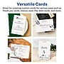 Avery Rectangle Invitation Cards, 5.5" x 8.5", Matte White, 20/Pack (19479399850)~#|#~0E896C62-78B1-430A-9485F070E5FD4381_sc7