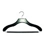 Nahanco 17" Wood Contemporary Suit Hanger, Black, 100/Pack (2007-21B)~#|#~0E8AC647-D036-4DA2-84DDDBD389893EEF_sc7