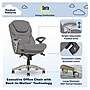 Serta Claremont Ergonomic Faux Leather Swivel Executive Chair with Back in Motion Technology, Gray (44186A)~#|#~0E92FA4F-2EBF-487E-BC123974851A7406_sc7