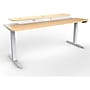 VersaDesk PowerLift Split-Level 72"W Electric Rectangular Adjustable Standing Desk, Maple/White (PL2SD7230-WM)~#|#~0E98DA4F-070C-4BF4-8047BBEBA049FBCE_sc7