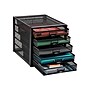 Mind Reader 5-Compartment Metal Mesh File Storage Drawers, Black (5CABMESH-BLK)~#|#~0EA37179-89A9-4A78-A5108520348976C0_sc7