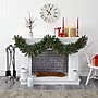 Nearly Natural Flocked Artificial Christmas Garland and Berries, 6' (4462)~#|#~0EAB23FD-DE88-4D42-BD610EA75F1A355A_sc7