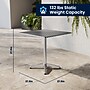 Flash Furniture Lila 27.5" Square Metal  Table Set with 2 Slat Back Chairs, Aluminum (TLH28SQ017BCHR2)~#|#~0EABDF9F-413A-4D80-9AED501B5D17FCBB_sc7