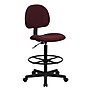 Flash Furniture Mid Back Fabric Ergonomic Drafting Stool, Burgundy (BT659BY)~#|#~0EAE53C4-BE73-4045-AA0292536EAA13AB_sc7