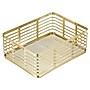 mDesign Steel Organizer, Soft Brass/Natural (25946) ~#|#~0EAE6D26-22C5-4463-93ED48DEAE7B96EE_sc7