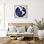 Amanti Art BluePrint Map I by Elizabeth Medley Framed Canvas Wall Art Print, 30" x 30" (A42678299878)~#|#~0EB6E374-B10A-4FBE-B19816B434FB4BE5_sc7