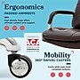 La-Z-Boy Sonata Ergonomic Bonded Leather Swivel Executive Chair, Dark Brown and Chrome (CCHR10014E)~#|#~0EB7F222-80F2-4414-A5CB8D7259FD61FD_sc7