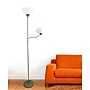 Simple Designs 71.5" Silver Floor Lamp with Dome Shades, 2/Pack (LF2000-SLV-2PK)~#|#~0EB9F0D3-0189-46ED-A2D64F8AB0D63F01_sc7