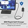 Plugable GaN USB-C Charger Block, 30W, Black (PS-30C1B-3X)~#|#~0EBCE0FB-E9C1-4E75-AA69E3C1EADA0D05_sc7