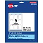 Avery Laser/Inkjet Multipurpose Labels, 2.25"  x 3", Matte White, 450/Box (94126)~#|#~0EC35928-C061-4B29-A1098C09752D8F76_sc7
