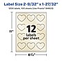 Avery Pearlized Ivory Decorative Edge Multipurpose Labels, 2-9/32" x 1-27/32", Ivory, 1200/Box (94603)~#|#~0EC442B1-757E-46A9-B9E3A151FD7746B0_sc7