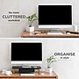 Anji Mountain Mango Wood & Metal Monitor Stand with Two USB Ports and Drawer, Black and Gold (MS-BLK-06GLD-PD)~#|#~0ECAA280-2AB5-4114-8ABC5C527AB779F0_sc7