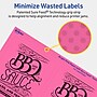 Avery Laser/Inkjet Rectangle Multipurpose Labels, 4.75" x 3.75", Bright Pink, 160/Pack (94254)~#|#~0ECF4033-6BDF-43BB-B7C81A4CB87B5FEF_sc7