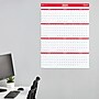 2025 Staples 15.69" x 12" Dry Erase Wall Calendar, Red/White (ST53905-24)~#|#~0ED3C730-2893-4DDF-90A8DA3EEB49CCD6_sc7