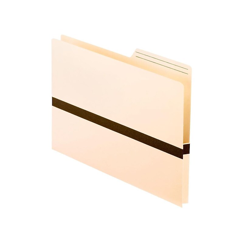Pendaflex Reinforced File Pocket, 1" Expansion, Letter Size, Manila/Brown 50/Box (15135) image 1