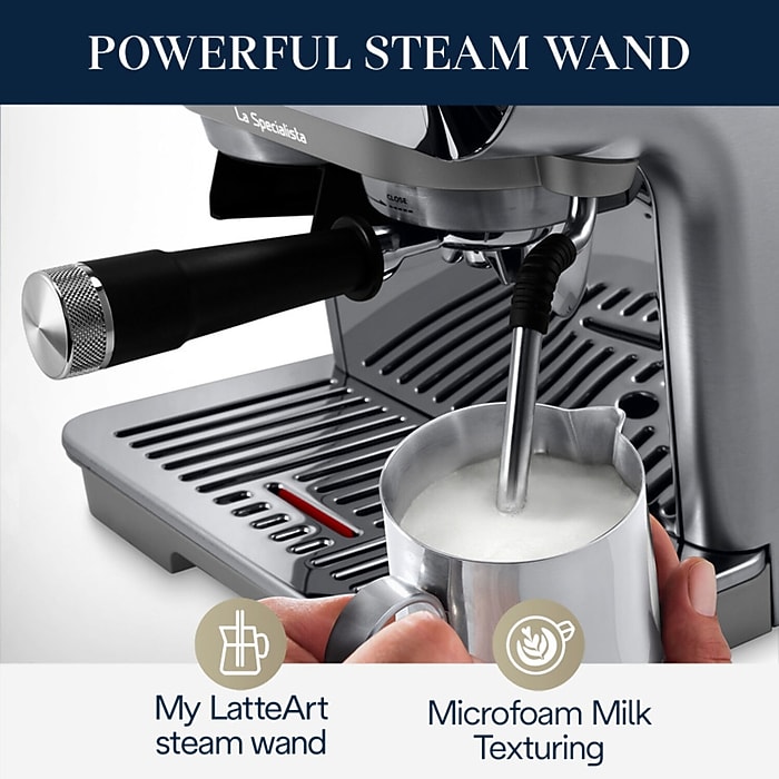 DeLonghi La Specialista Arte Evo 2-Cups Commercial Steam Espresso