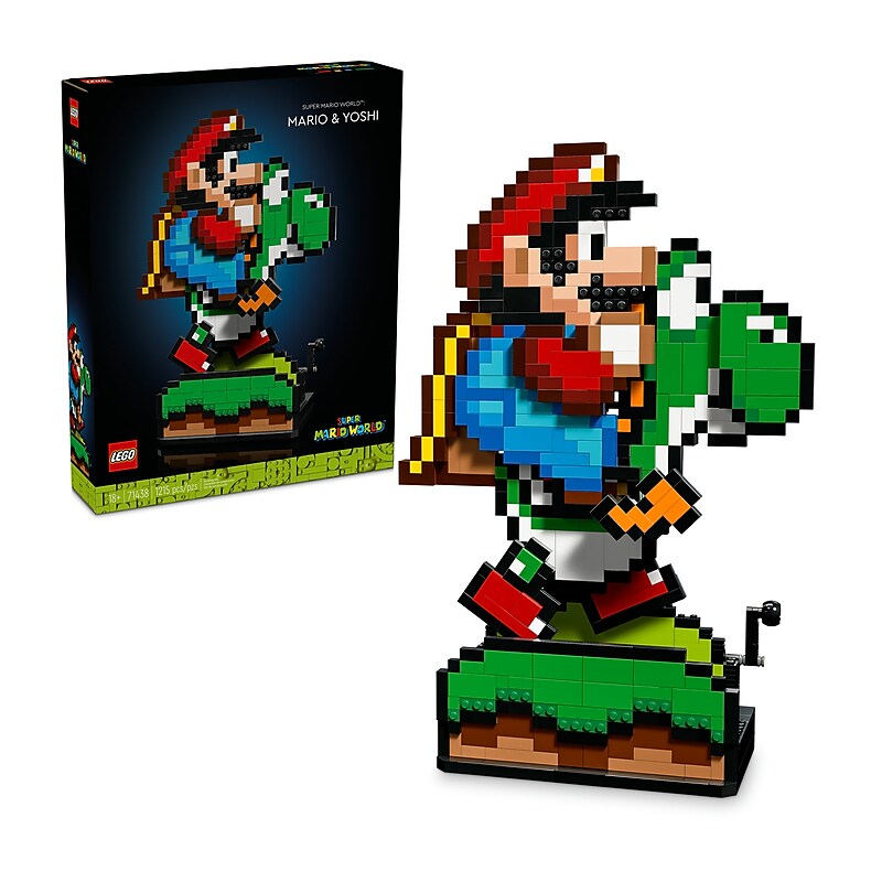 LEGO Super Mario Super Mario World: Mario & Yoshi, 1215 Pieces (71438) image 1