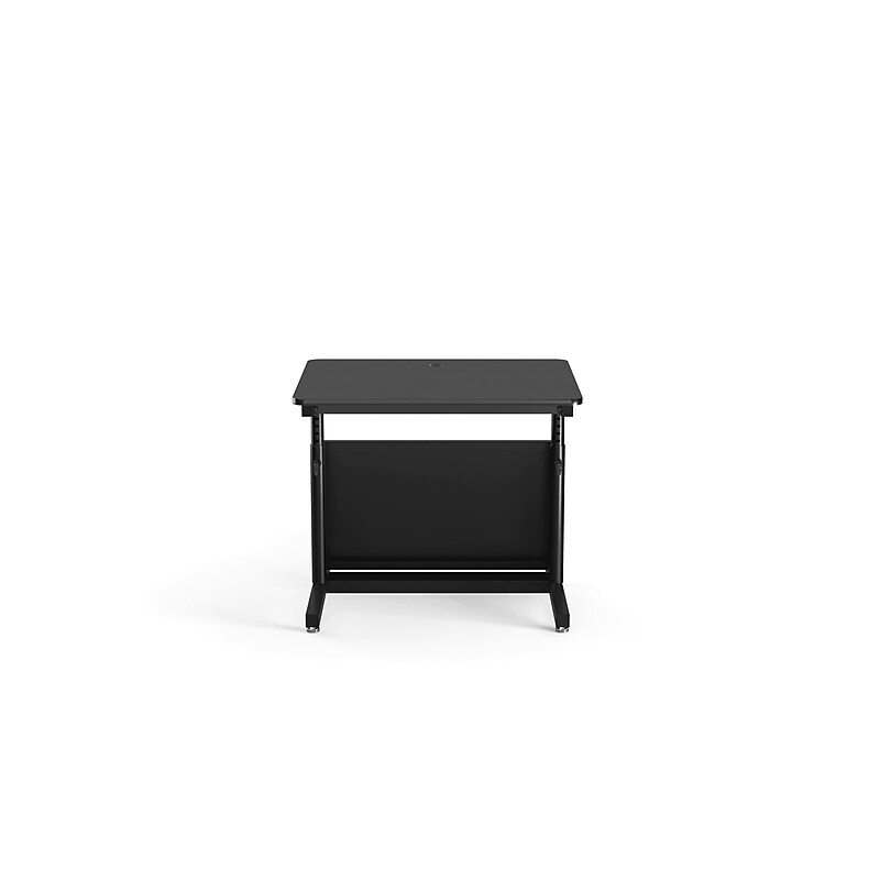 VersaDesk Deluxe 36"W Manual Adjustable Standing Computer Table, Black (CTL3630-BB) image 1