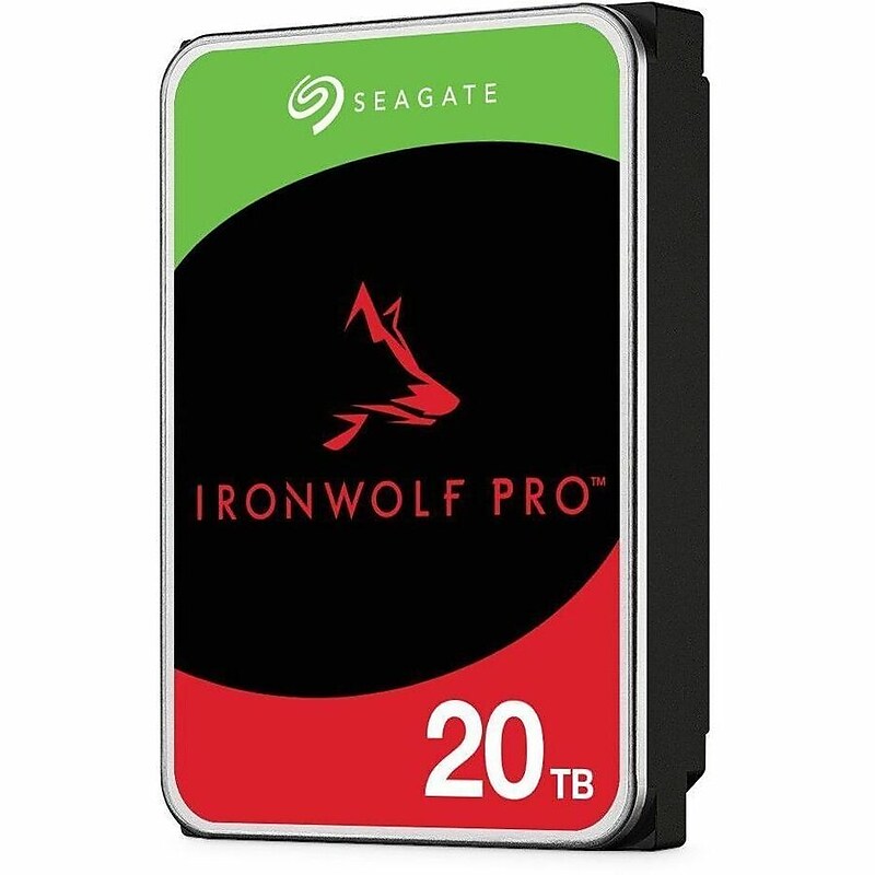 Seagate IronWolf Pro 20TB 3.5" SATA Internal Hard Drive (ST20000NT001) image 1