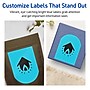 Avery Printable Decorative Edge Multipurpose Labels, 4.75" x 3.5", Bright Blue, 160/Pack (94600)~#|#~0EE402D7-03E9-455A-BAF450F55695F0AE_sc7