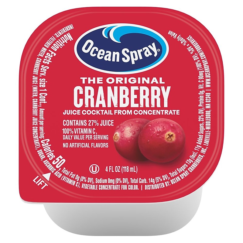 Ocean Spray Cranberry Juice Cocktail, 4 oz., 48/Case (700) image 1