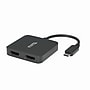 Plugable USB-C to HDMI Adapter, Male to Female/Female, Black (USBC-MSTH2)~#|#~45034446-9495-4C8F-ABCC7C5133372FAB_sc7