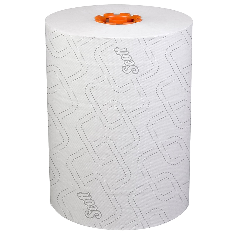 Scott Pro Slimroll Hardwound Paper Towels, 1-Ply, 580 ft./Roll, 6 Rolls/Case (47035) image 1