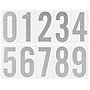 Cosco Self-adhesive Numbers, Silver, 50 Numbers/Pack (098566)~#|#~0EF0FE48-6310-4790-ADAA353B636E4845_sc7