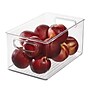 iDESIGN Small Stackable Plastic Storage Bin, Clear (64530)~#|#~0EF2F67C-F1DF-4EE2-AE9833FDF225E2B8_sc7