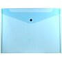 JAM Paper Premium Plastic Document File, 1 Pocket, Letter, Blue, 3/Pack (218S0bux3)~#|#~0EF6E4EB-D7D9-4C14-AD80548DED75B284_sc7