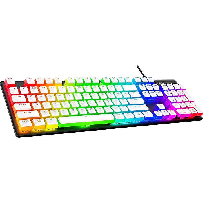 HyperX Pudding Keycaps 2 Full Key Set, White (7G8K2AA) | Staples