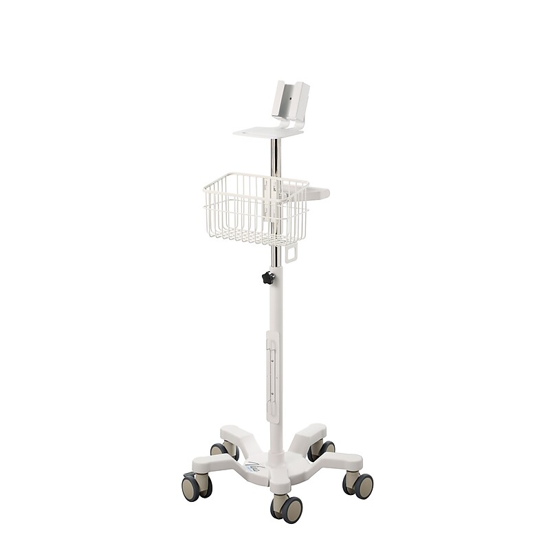 Viva Comfort Easy Mobility Secure Mounting Mobile Stand for Covidien PM10N Vital Signs Monitor, White (ADI912-C-MP-05-MK) image 1