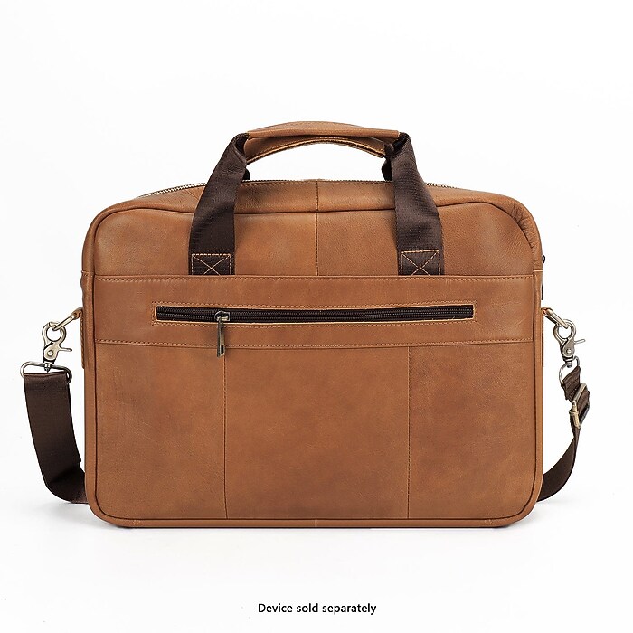 SaharaCase Leather Laptop Bag, Oxford Brown (LT00082) | Staples