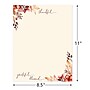 Great Papers! Thankful Grateful Blessed Fall Letterhead, 50/Pack (2025043)~#|#~0F000528-A937-43CF-9E3DDFF07EF03EA0_sc7