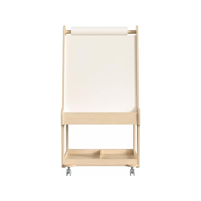 Flash Furniture Bright Beginnings Display Easel, 48.25", Brown Birch Plywood (MK-ME16768-GG) image 1