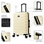 InUSA Trend 27.52" Hardside Suitcase, 4-Wheeled Spinner, TSA Checkpoint Friendly, Sand (IUTRE00M-SAN)~#|#~0F08649E-271B-4894-A5C97989F658BCA8_sc7