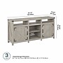 Bush Furniture Knoxville Console TV Stand, Screens up to 75", Cottage White (CGV265CWH-03)~#|#~0F0AA05C-ED00-4F69-94B3A07A3893EA37_sc7