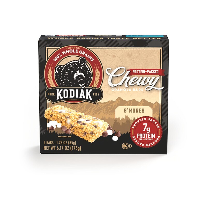 Kodiak Chewy S'Mores Granola Bar, 6.17 oz., 5/Box (1642) image 1