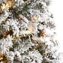 Nearly Natural 9-ft Flocked White River Mountain Pine Artificial Christmas Tree with Pinecones and 650 Clear LED Lights (T3384)~#|#~0F14ECDF-E5FB-492E-ABF5387C422964E1_sc7