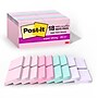 Post-it Recycled Super Sticky Notes, 1 7/8" x 1 7/8", Wanderlust Pastels Collection, 70 Sheet/Pad, 18 Pads/Pack~#|#~0F19D42A-920F-45B9-8D1C734548278B89_sc7