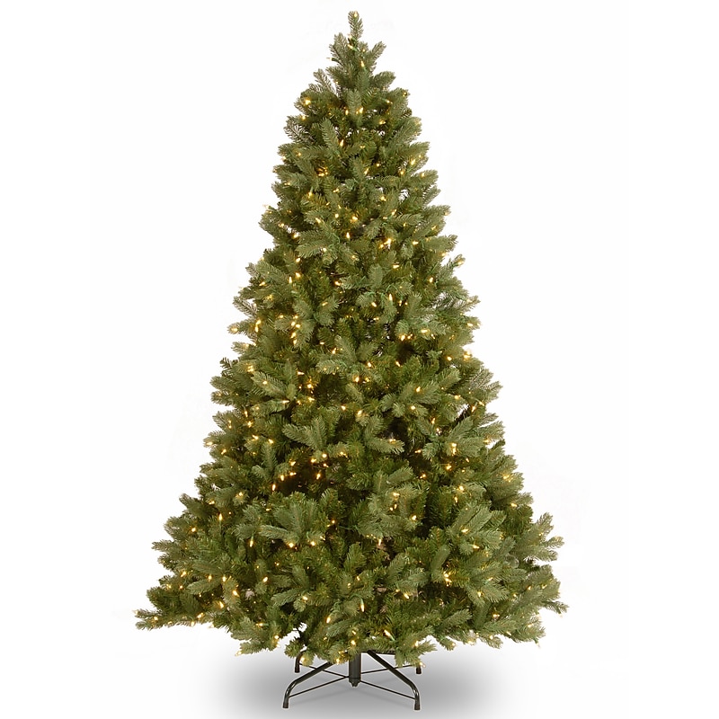 National Tree Company Downswept Douglas Fir Artificial Christmas Tree, 7 ft., Clear Lights (PEDD1-312-70) image 1