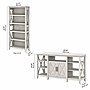 Bush Furniture Key West Tall TV Stand with Set of Two Bookcases, Screens up to 65", Linen White Oak (KWS027LW)~#|#~0F231102-4569-46CC-AD7ADE031949AC16_sc7