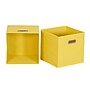 Household Essentials Storage Cubes 23.05 Quart Storage Container, Cardboard, Yellow, 6/Pack (828-1)~#|#~0F24EEEC-CD69-4CDF-B3E94CBF9AFCDB35_sc7