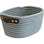Martha Stewart Fabric Basket with Handles, Gray (MS111F)~#|#~0F2684AE-AB1F-4EC0-A4E4AF5102433F14_sc7