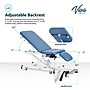 Viva Comfort XRO Electric Height and Back Adjustable Exam Table with Stirrups, 600 lbs Capacity, Blue (ADI903-22-BLU-MK)~#|#~0F2B76D4-7C96-405B-BF43380AD2E0960F_sc7