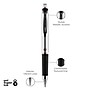 uni-ball 207 Impact RT Retractable Gel Pens, Bold Point, Red Ink, Dozen (65872)~#|#~0F2D21AB-F339-4F58-9624664565095DD6_sc7