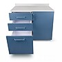 Viva Comfort 36.32'' H x 36" L Exam Room Medical Cabinet, 3-Drawers, Blueberry (902BASE36NSBL)~#|#~0F2E8D94-96BD-4F46-BB0DD238A0EE34BA_sc7